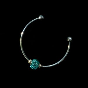 Bracelet with Teal Bead